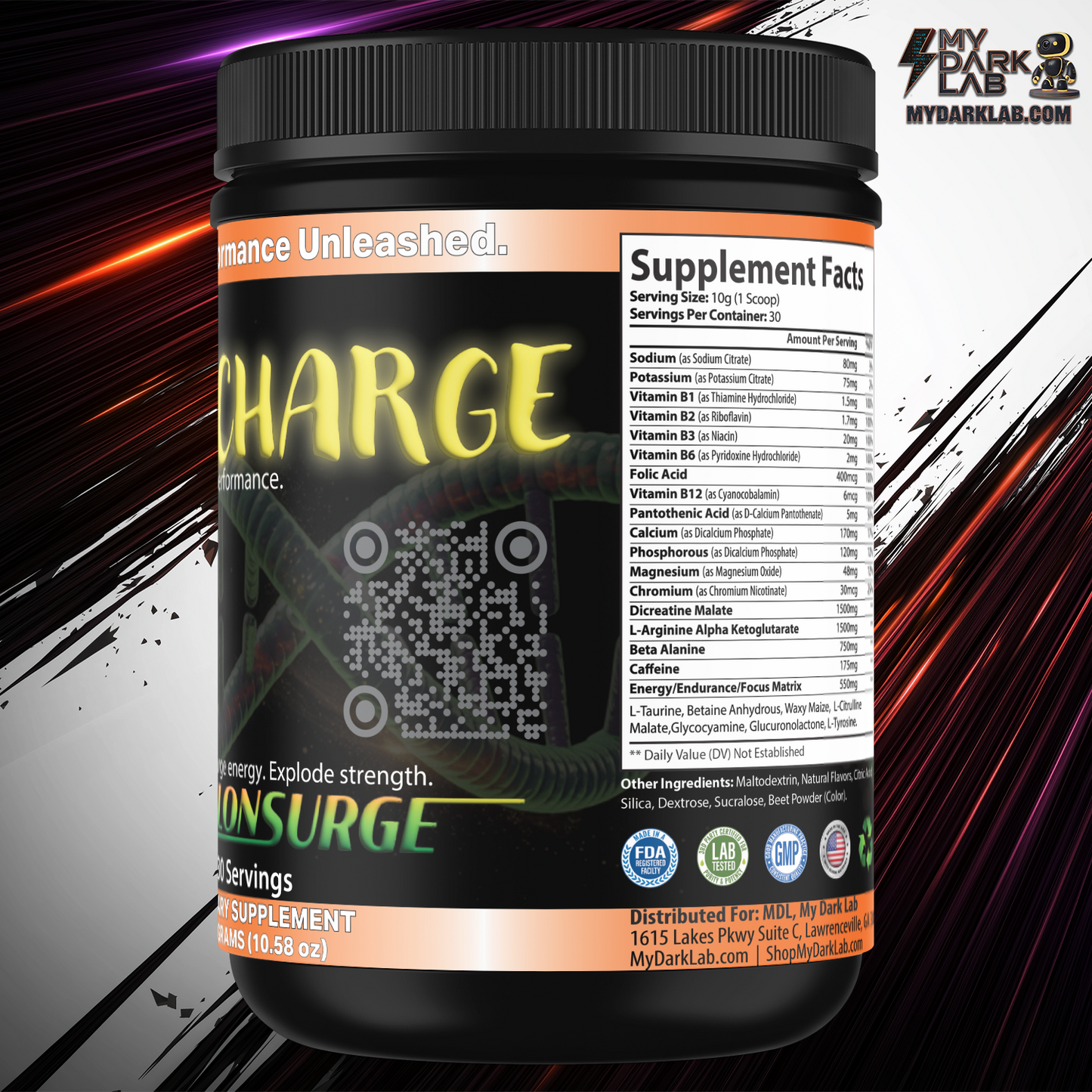 MDL PreCharge™ — Watermelon (MelonSurge) · 30 servings