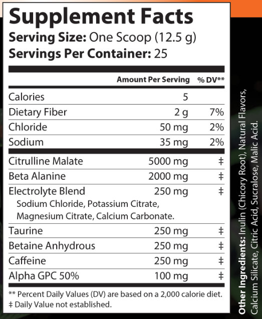 MDL PumpFlow™ — Pre-Workout — Citrus Blast (13 oz)