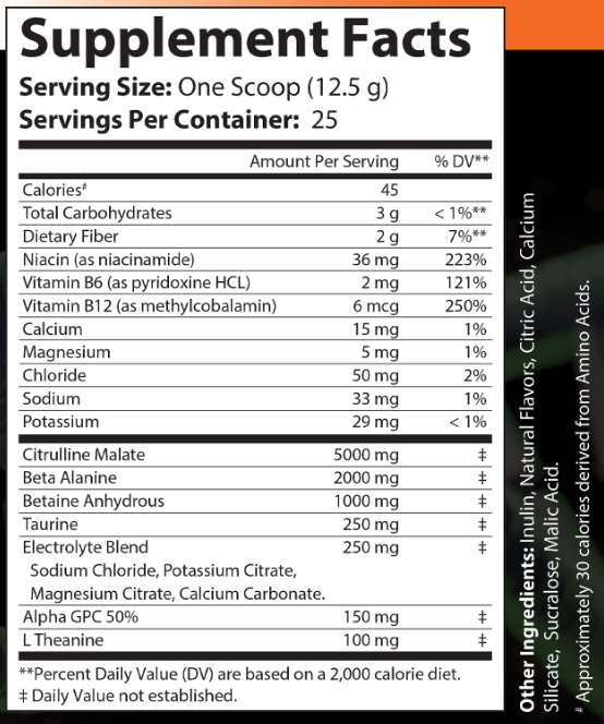 MDL PumpFlow™ — Non-Stim Pre-Workout — Cherry Blast (13 oz)