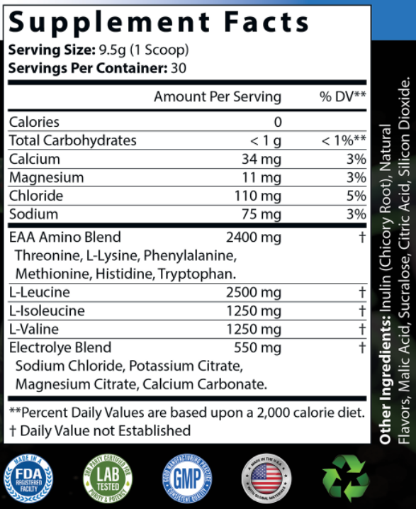 MDL BCAA + EAA Force™ — Strawberry Milkshake (30 Servings)