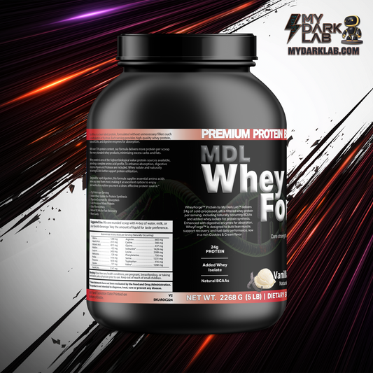 MDL WheyForge™ — Vanilla Milkshake (5 lb / 70 Servings)