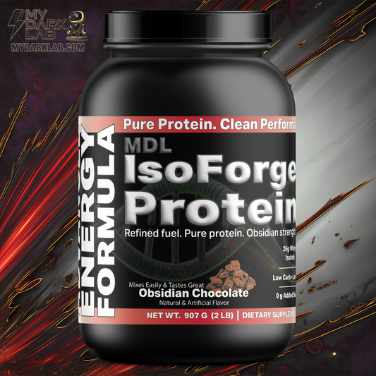 MDL IsoForge™ — Obsidian Chocolate (2 lb / 100% Whey Isolate / 31+ Servings)