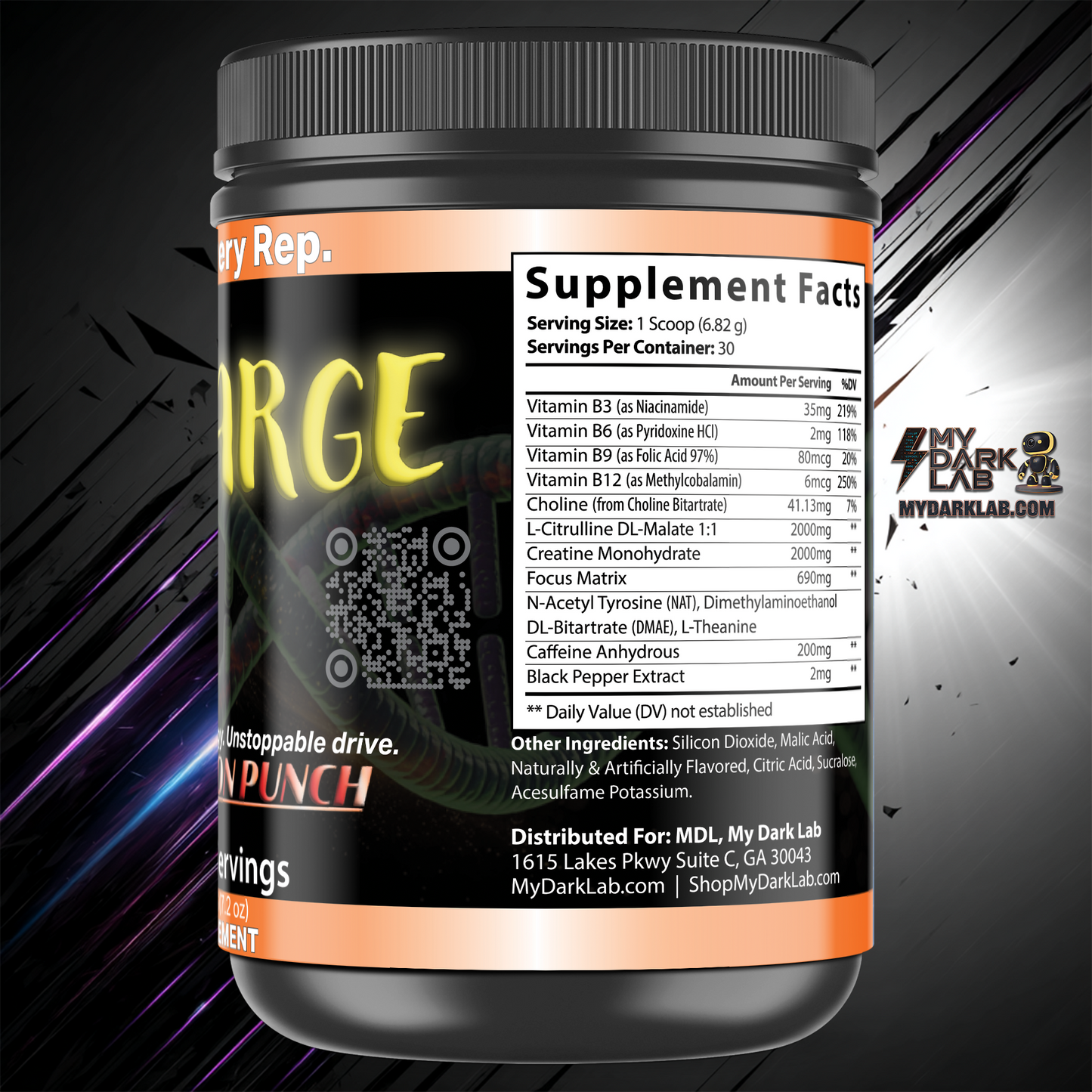 MDL PreCharge™ — Crimson Punch (30 servings)
